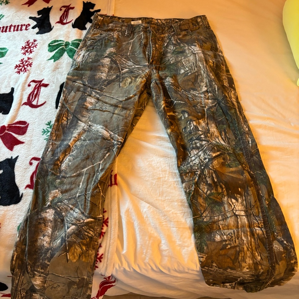 carhartt relaxed fit camo/realtree pants